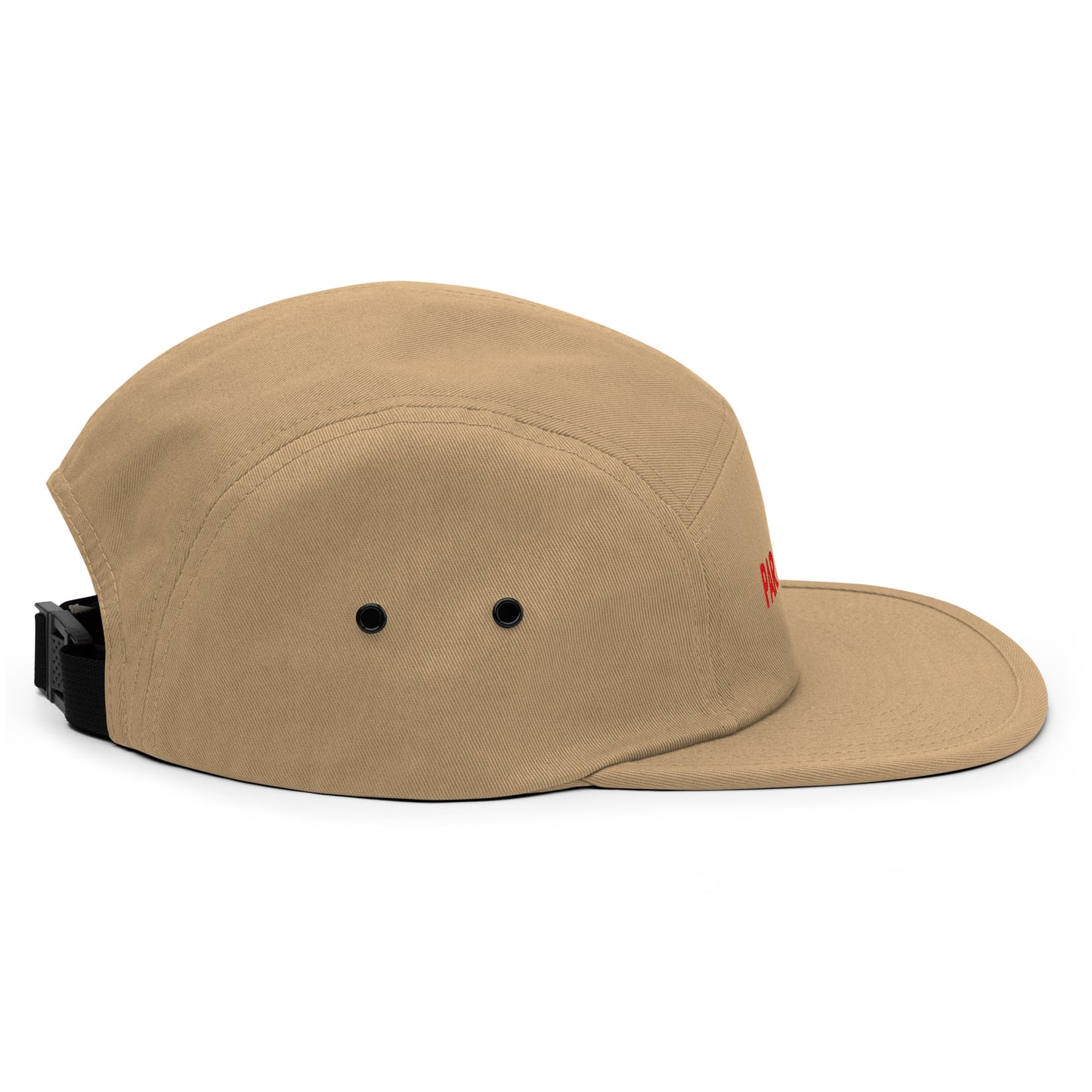 "Parla!" - Casqueta 5 panèls camèl