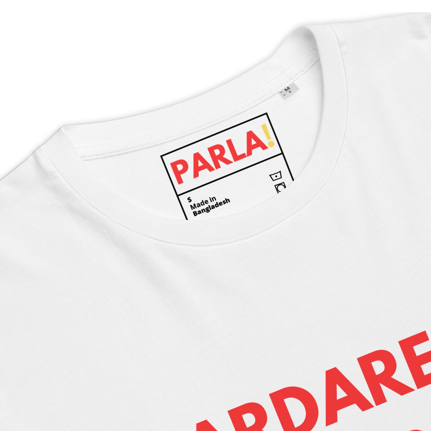 "Gardarem la tèrra! - Camiseta blanca