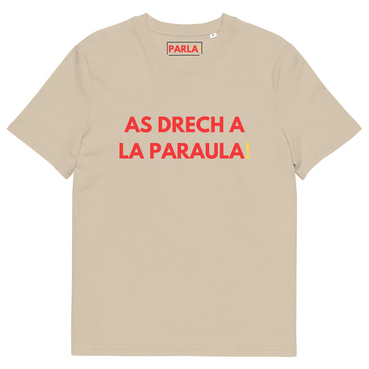 "As drech a la paraula!" - Camiseta sabla