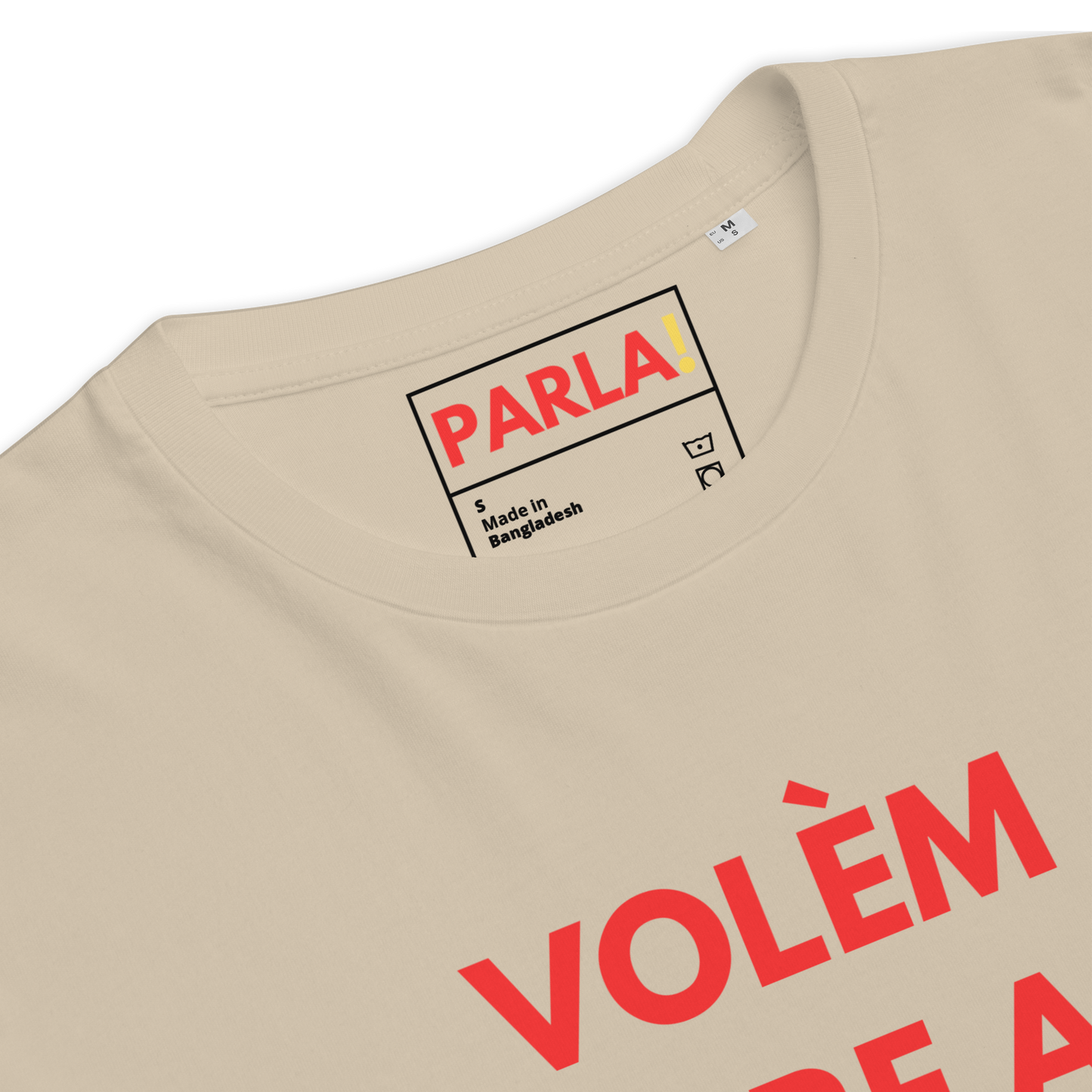 "Volèm viure al país" - Camiseta sabla