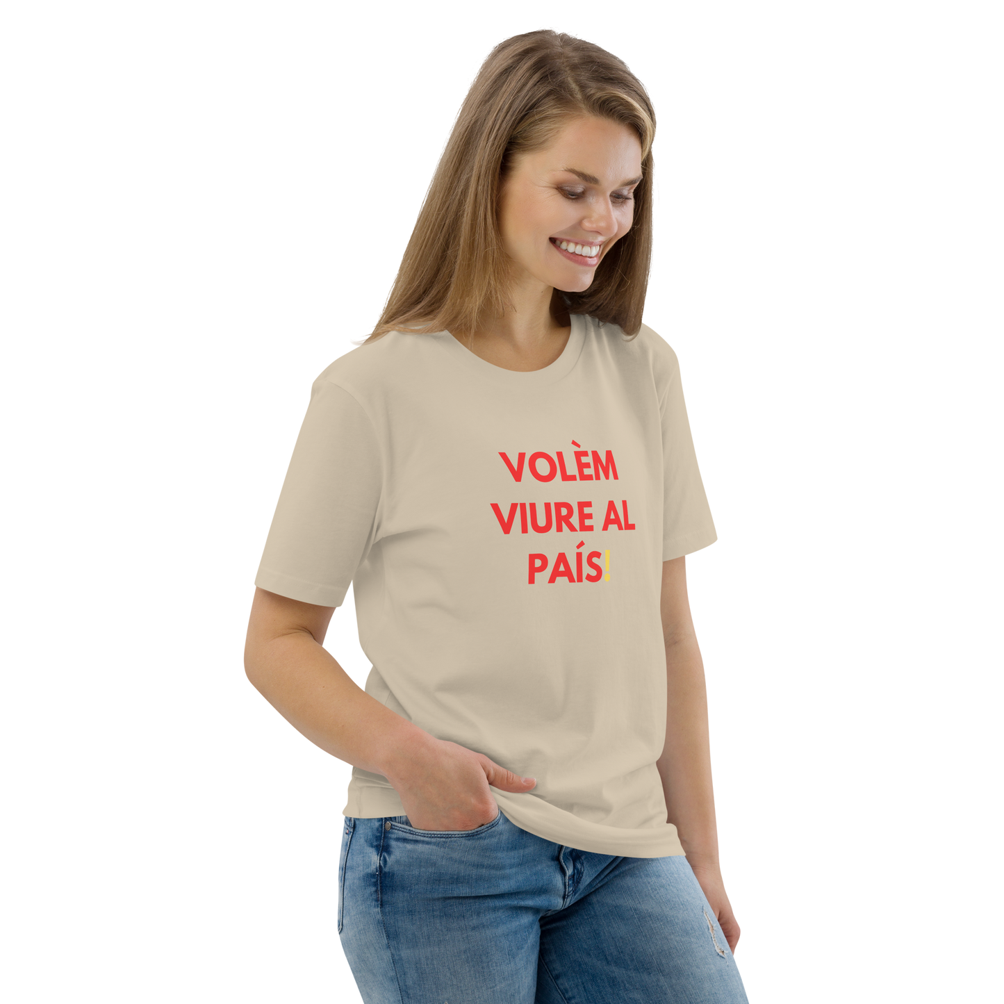 "Volèm viure al país" - Camiseta sabla