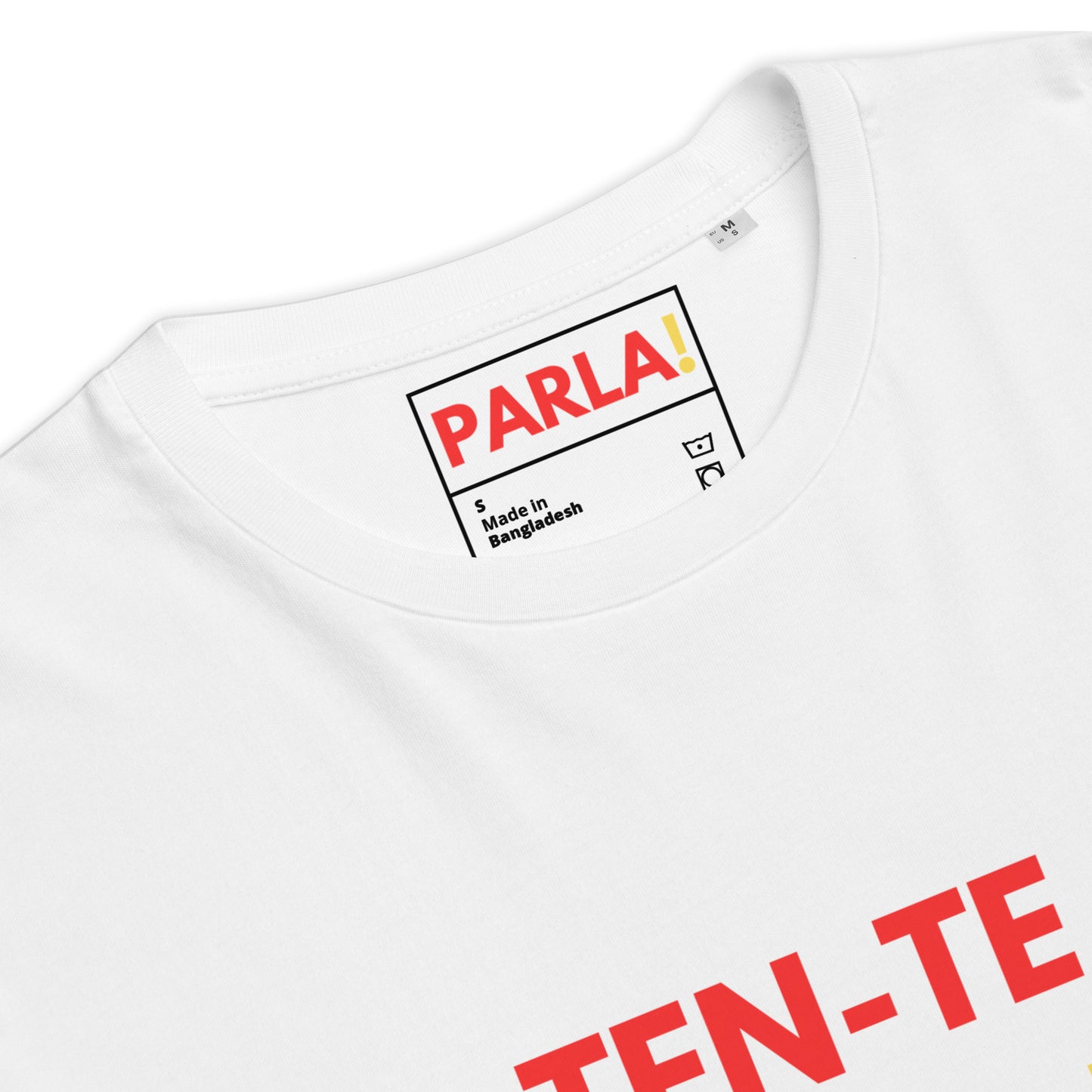 "Ten-te fièr·a!" - Camiseta blanca